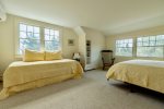 East-facing upstairs bedroom with queen and trundle bed - sleeps 4